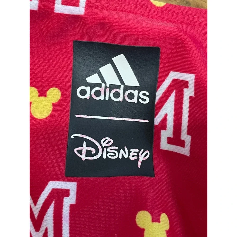 Disney‎ Adidas Mickey Monogram Collab Size S 6-7Y One Piece HR7444